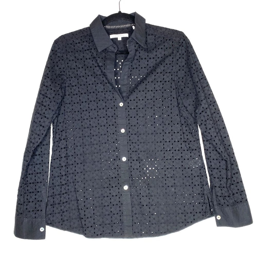 Foxcroft Broderie Anglaise Lace Top